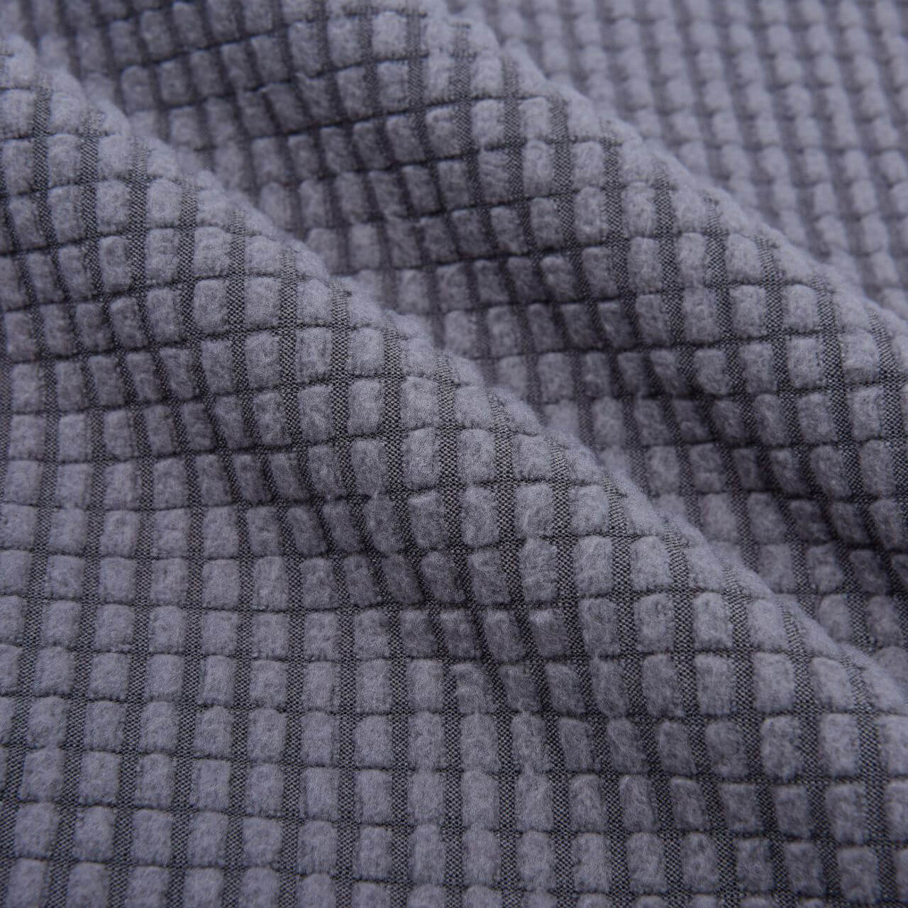 Plaid Jacquard Sofa Spandex Polar Fleece Fabric for Sofa Cover Wholesa 6